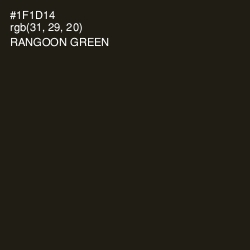 #1F1D14 - Rangoon Green Color Image